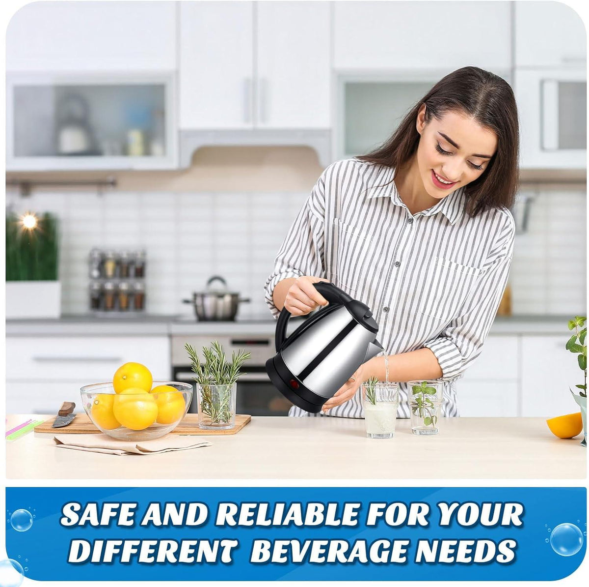 2L Stainless Electric Kettle L51644