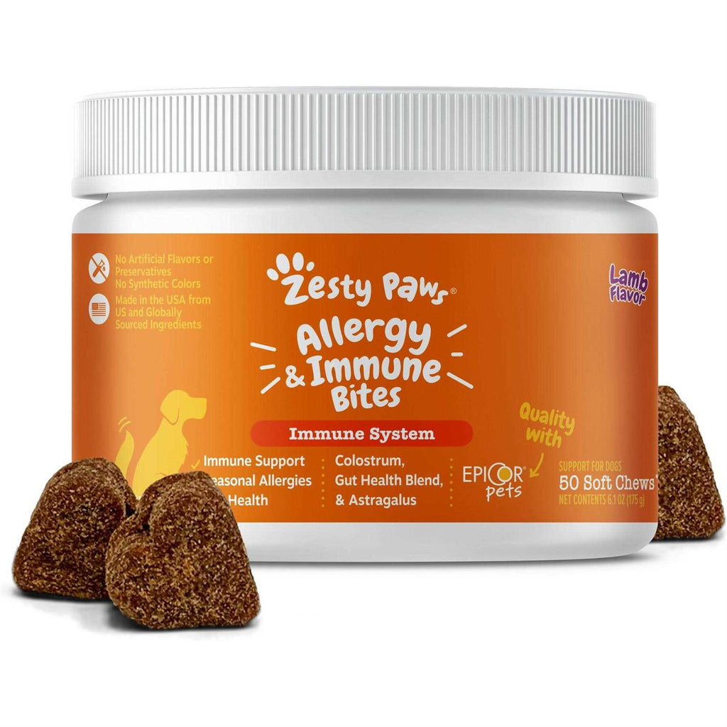 Dog Allergy Relief Omega 3 Probiotics Supplement E672