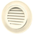 28x22W x 28x22H Round Gable Vent Louver, Cream W9210