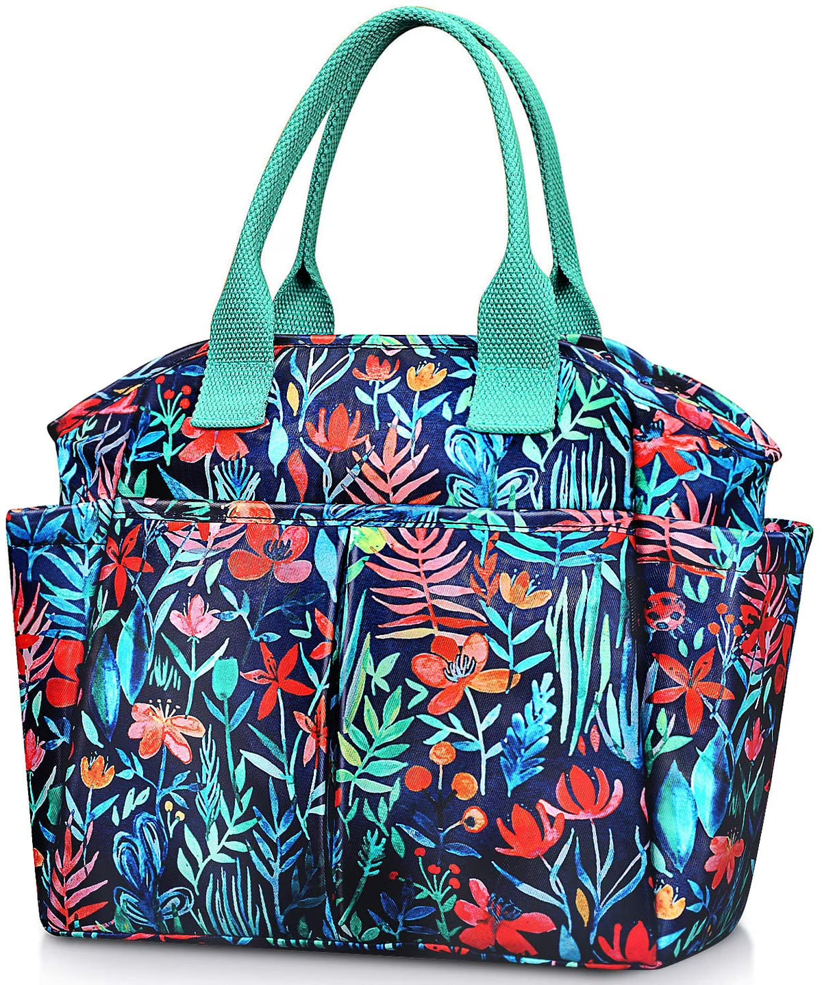 Insulated Lunch Bag with Front/Side Pockets P8000