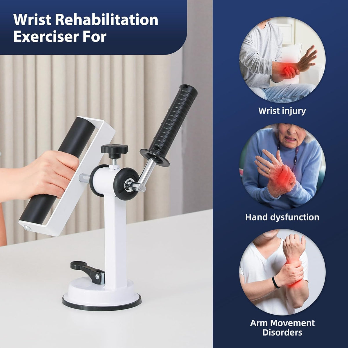 Adjustable Resistance Hand and Forearm Trainer W698075