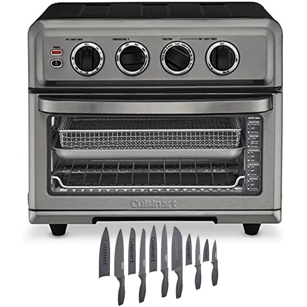 AirFryer Toaster Oven with Grill and 12 Piece Ceramic Coated Cutlery Set B910