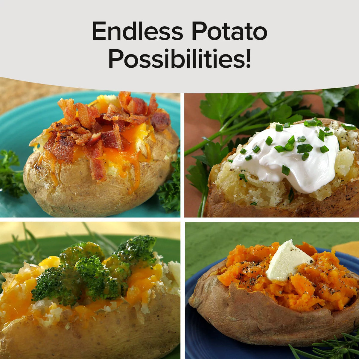 2 Pack Microwave Baked Potatoes Q709178