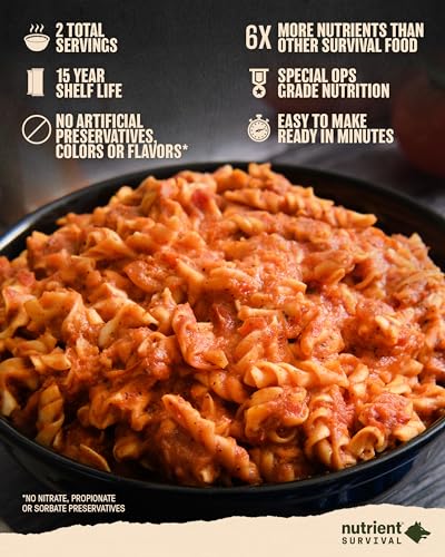 MRE Homestyle Scramble Eggs, Ready to Eat Meals (2 Single Servings) Freeze Dried Emergency Food Supply W777127