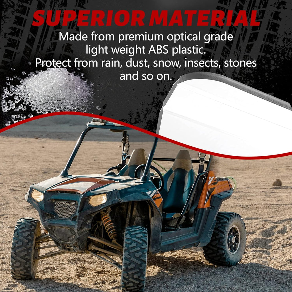 0.177 Thick Folding Clear Windshield C2638