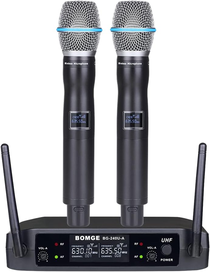 UHF Dual Handheld Wireless Microphones, Pack of 2 U359