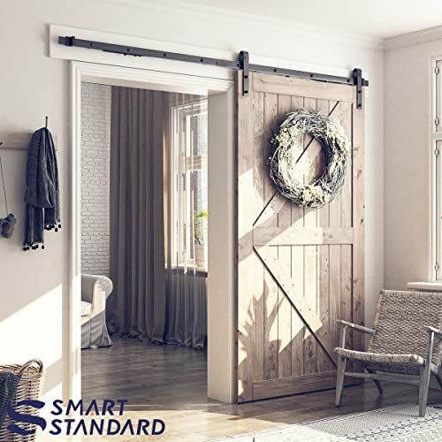 6.6 FT Sliding Barn Door Soft Close Hardware Kit M690071