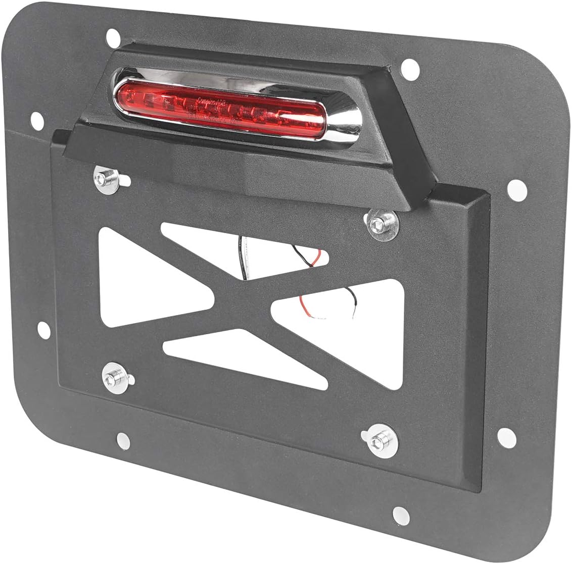 Spare Tire Delete License Plate Relocation Kit with Plate Light and Third Brake Light G750