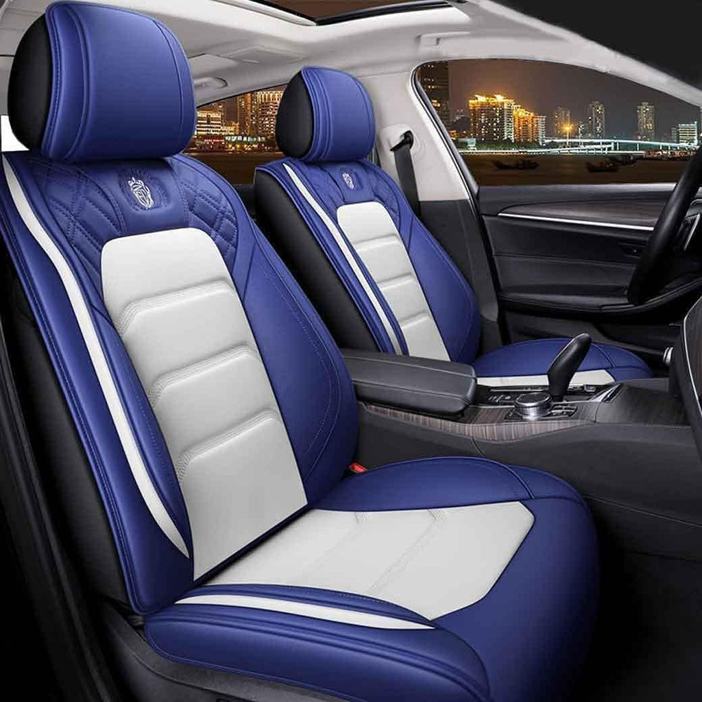 Leather Car Seat Covers 5 Seats Full Set V296320