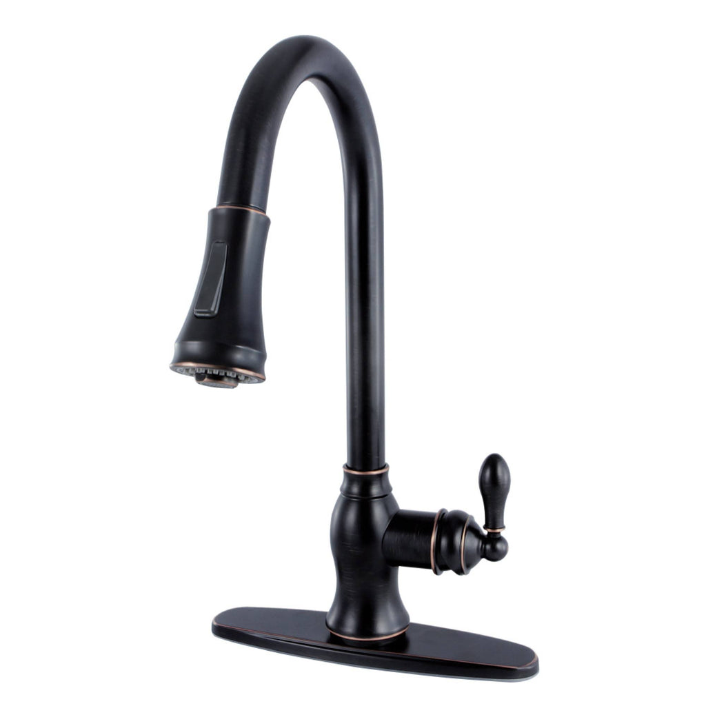 Single-Handle Pull-Down Sprayer Kitchen Faucet P5908