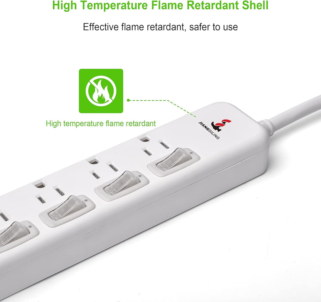 12 Pack Surge Protector Power Strip with Individual Switch G651475