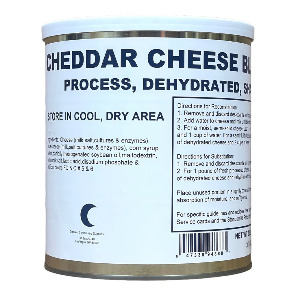 Dehydrated Powdered Cheddar Cheese Blend, #10 Can W801704