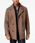 Wool Peacoat - Medium Brown - 2XT Z727