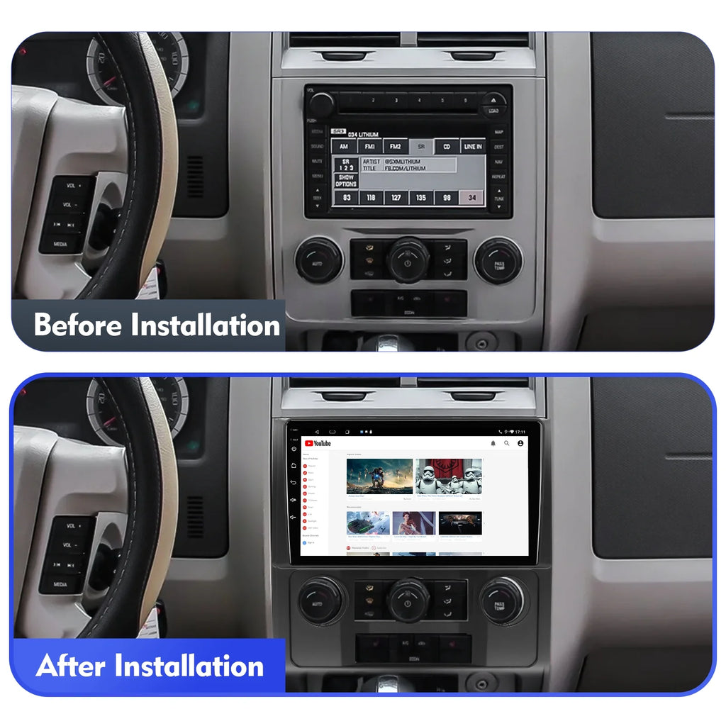 9 Inch Double Din Car Stereo with Wireless Carplay C28404