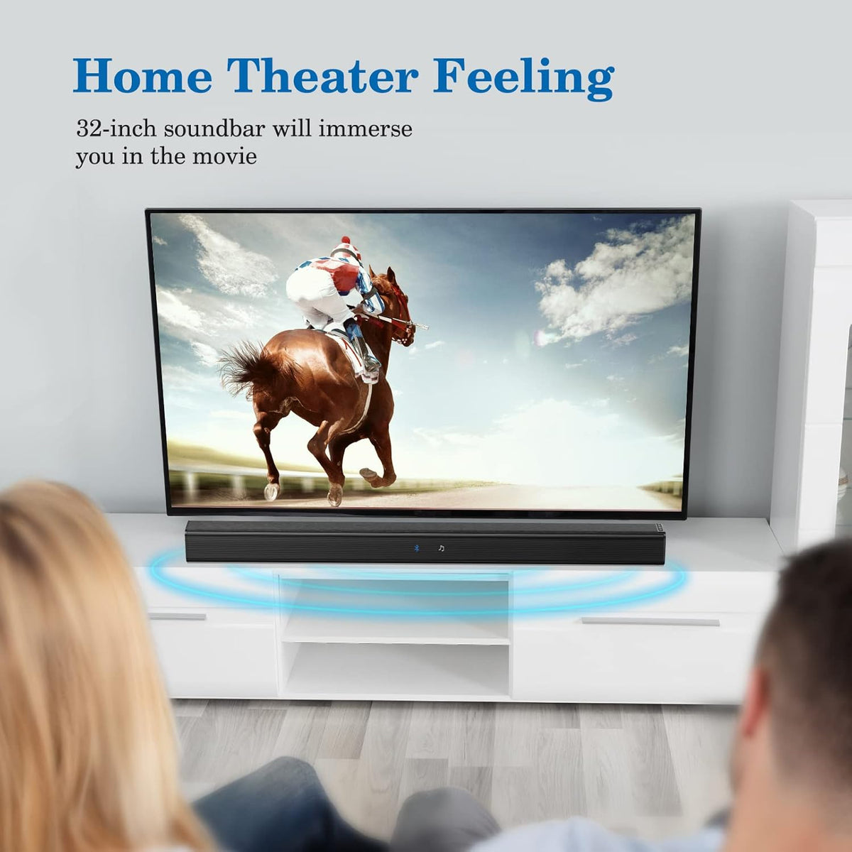 Wired & Wireless Bluetooth Soundbar with Remote Control S278889
