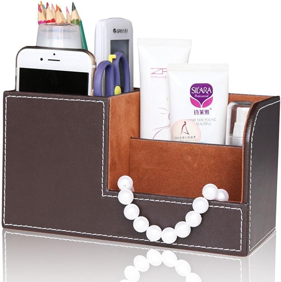 PU Leather Desktop Organizer Supplies Set M187306