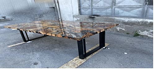 LARGE EPOXY TABLE, Resin Dining Table, 72 x 36inches F46580