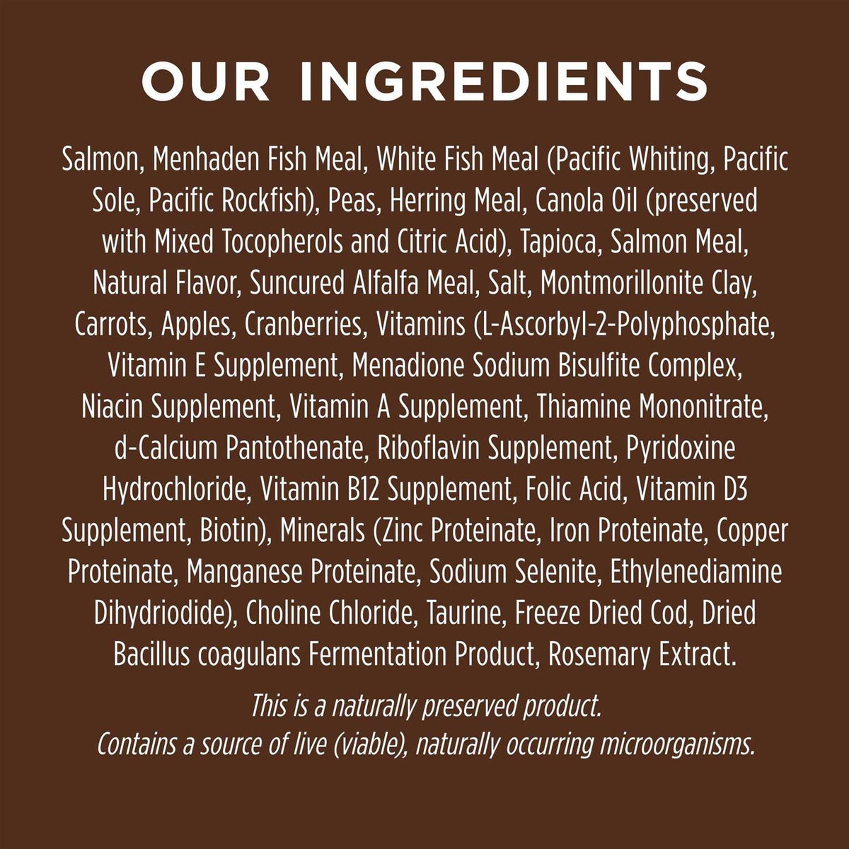 Grain Free Salmon Dry Cat Food F6046