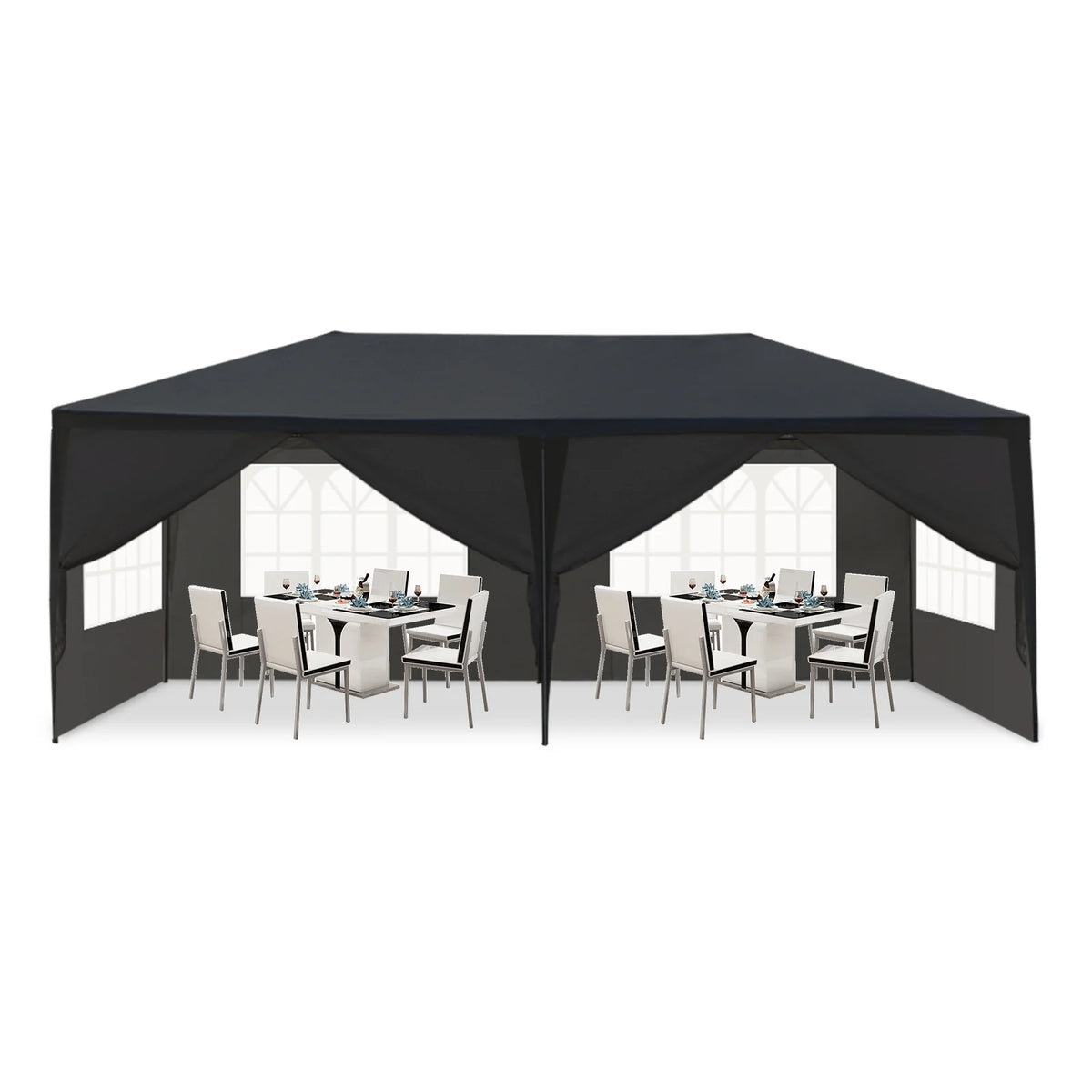 10x20ft White Party Tent Canopy L27695