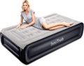 Queen Size Raised Inflatable Mattress with Built-in Pump and Carrying Bag N877859
