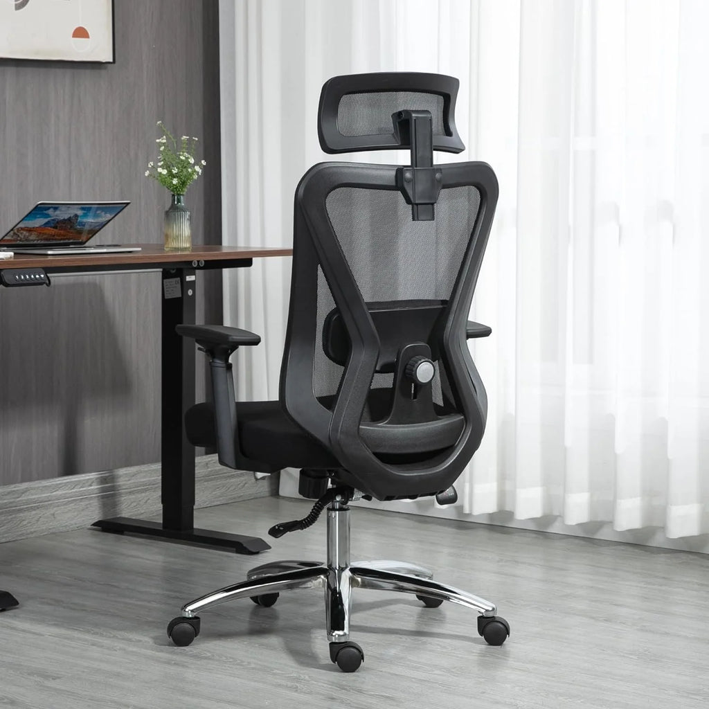 Black Mesh Ergonomic High Back Office Chair with Lumbar Support Y4900