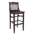 Dark Mahogany Beechwood Bar Stool K600044
