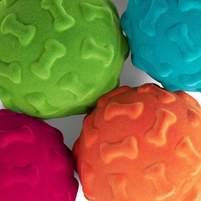 Flocked Foam Dog Toy E583