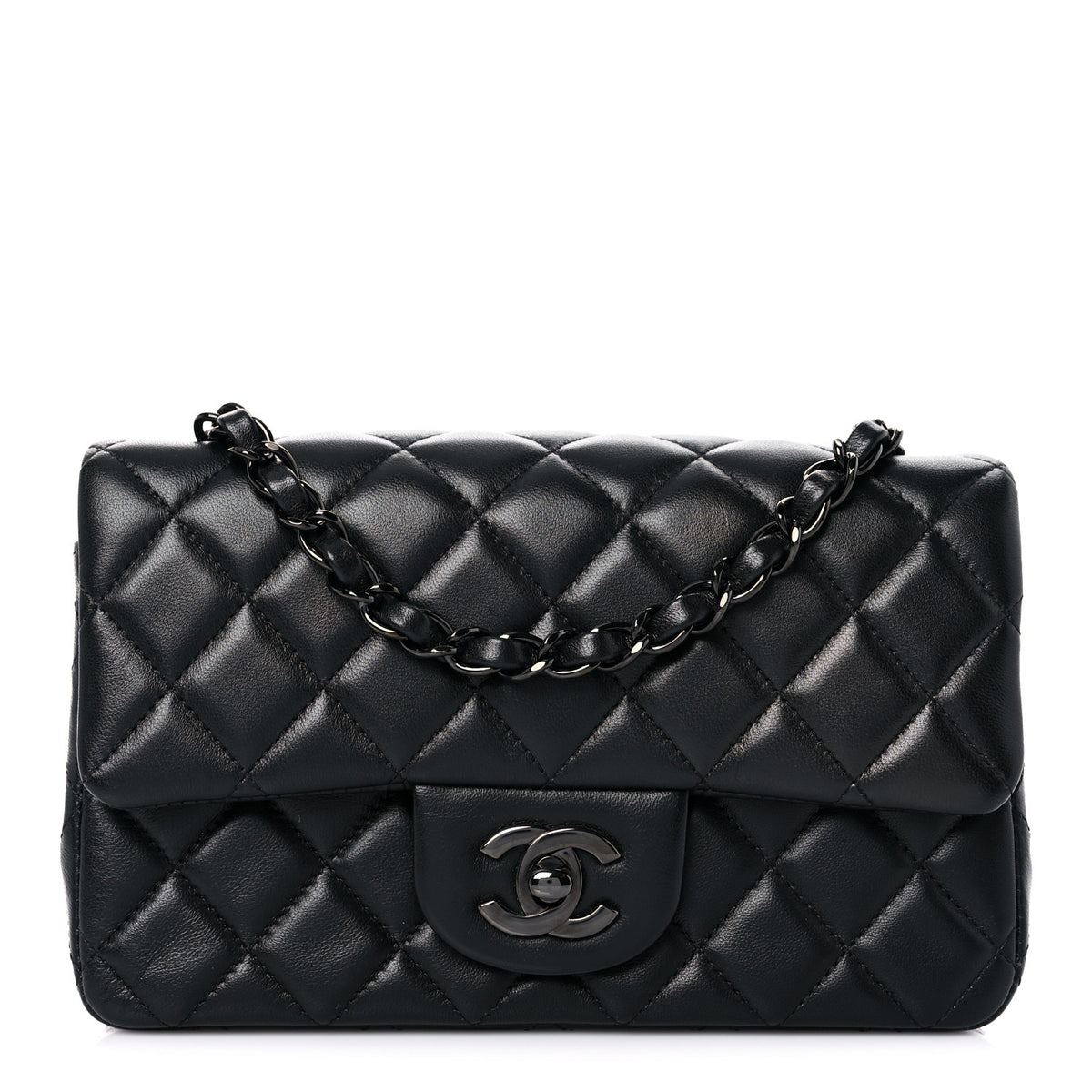 Lambskin Quilted Mini Rectangular Flap K235626