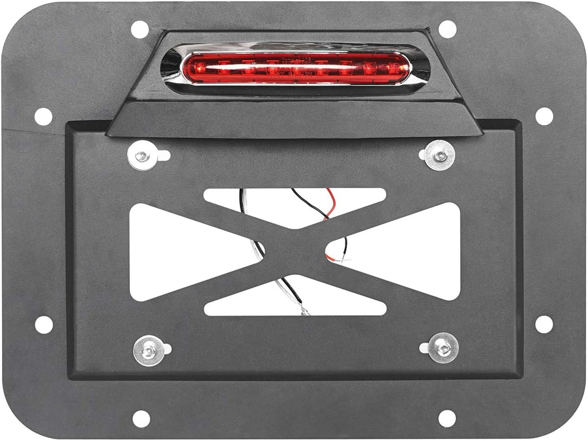 Spare Tire Delete License Plate Relocation Kit with Plate Light and Third Brake Light G750