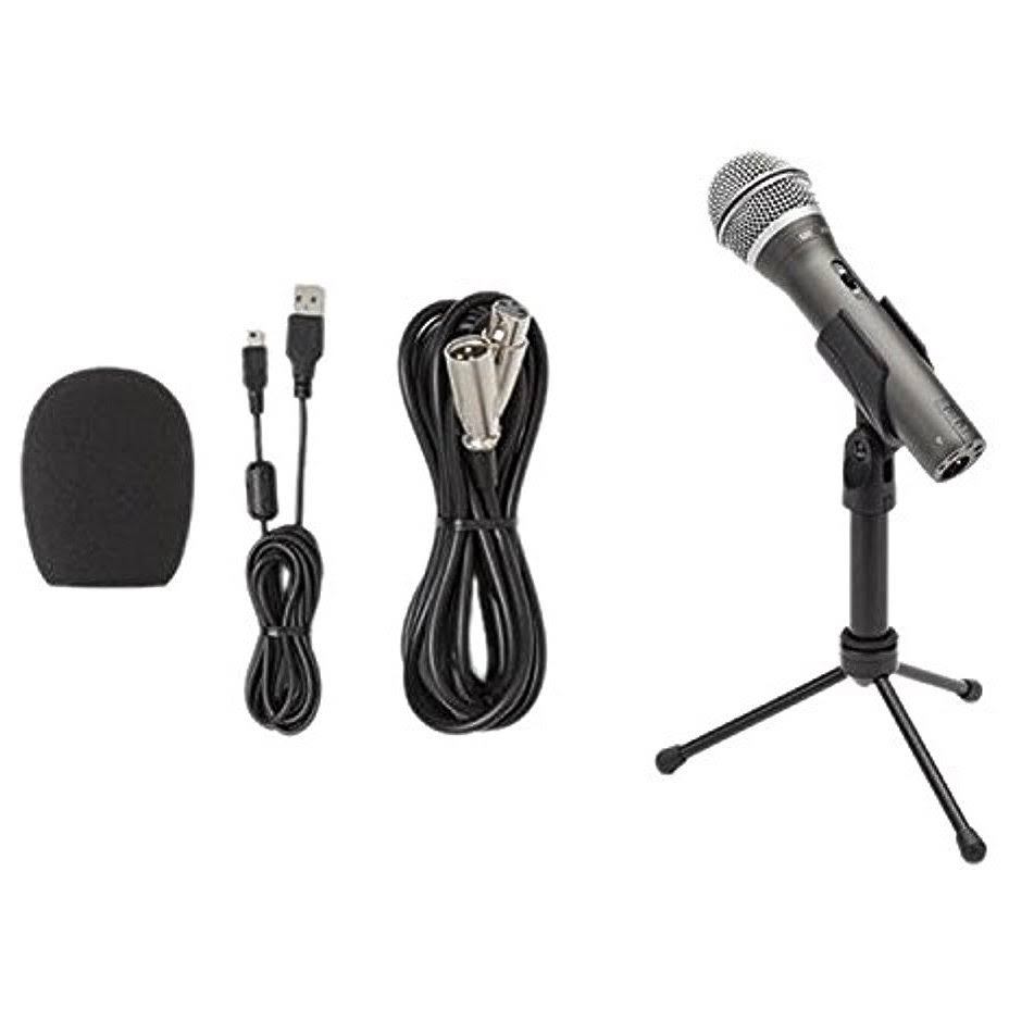Samson Q2U Handheld Dynamic USB Microphone Kit U24742
