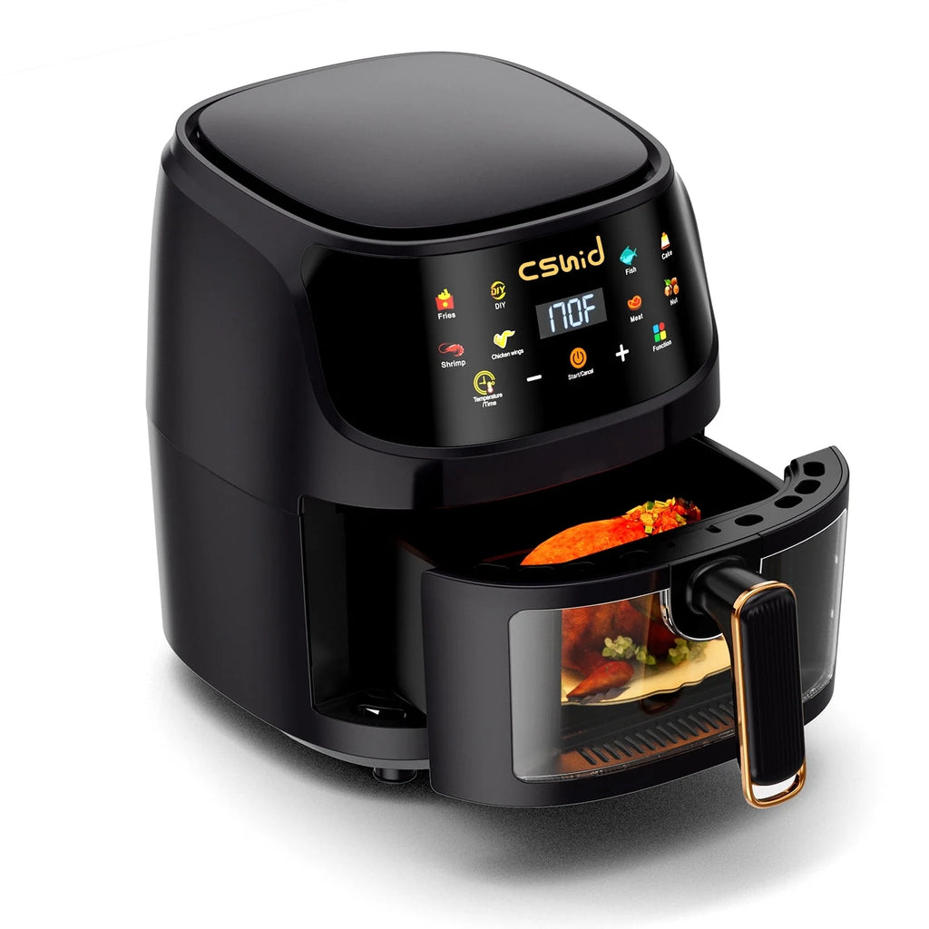 7.4 QT Touch Screen Air Fryer with 50PCS Liners N822