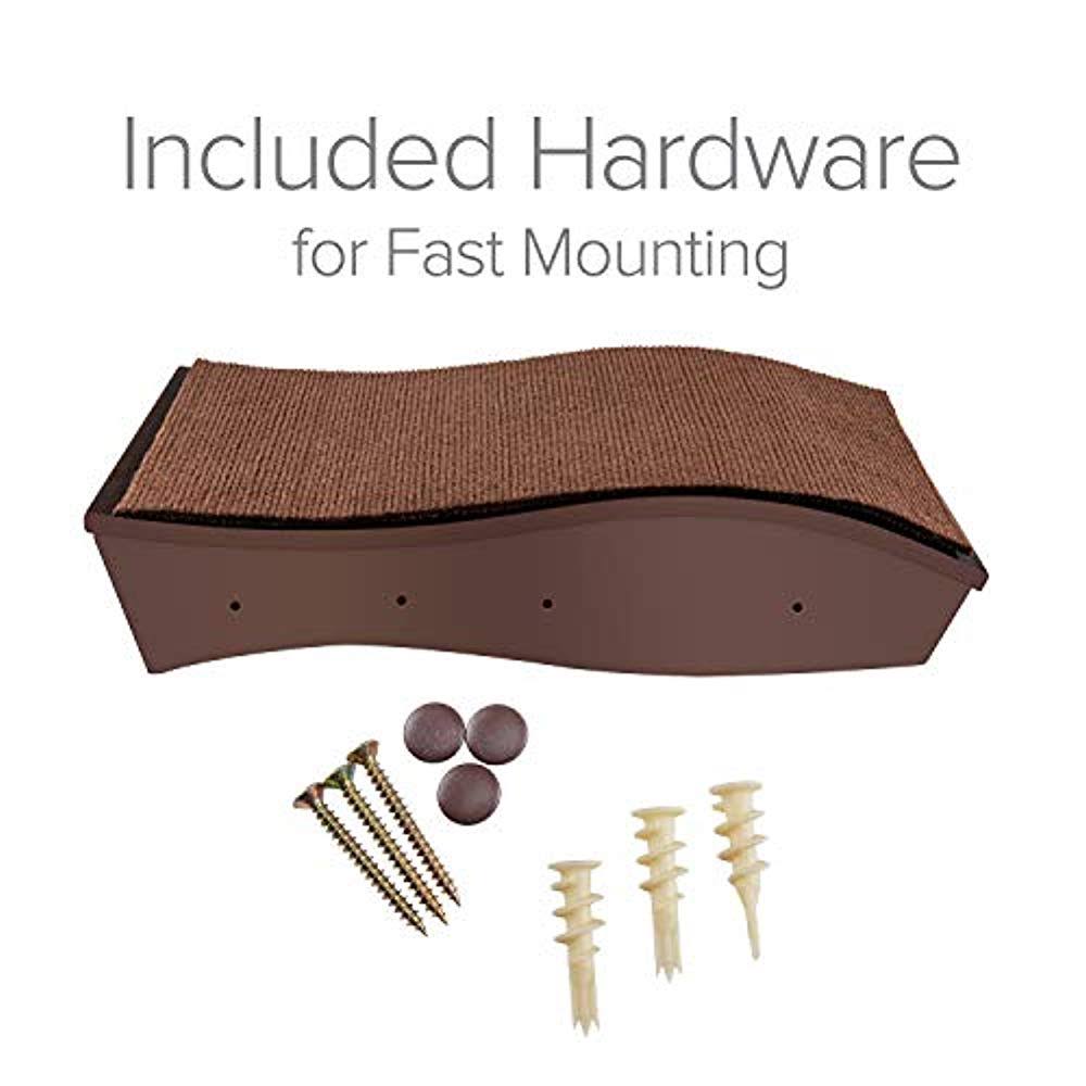 Cat Perch Wall-Mounted Wooden Shelf M19494