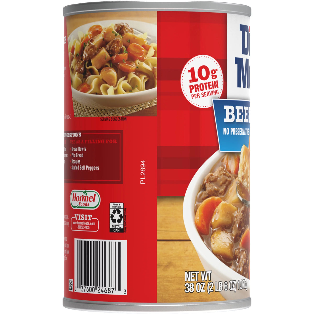 (6 pack) Beef Stew, Shelf-Stable, Steel Can 38 oz B309050