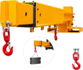 6000lbs Forklift Mobile Crane Attachment with 2 Hooks U397062