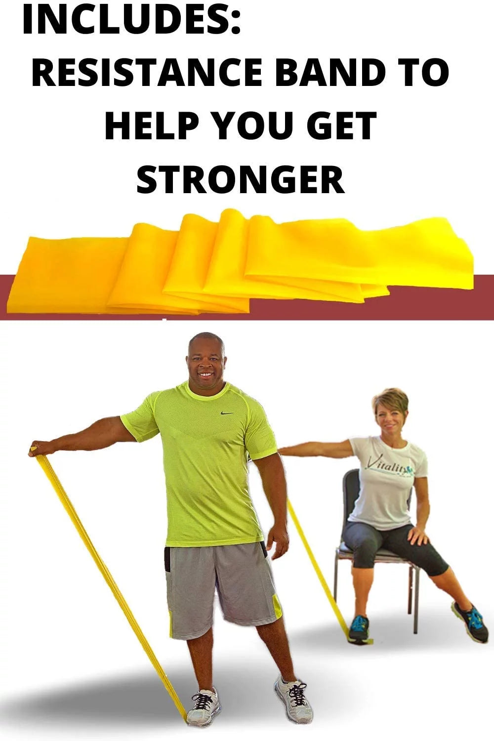 Seniors Exercise DVD System with Resistance Band L851