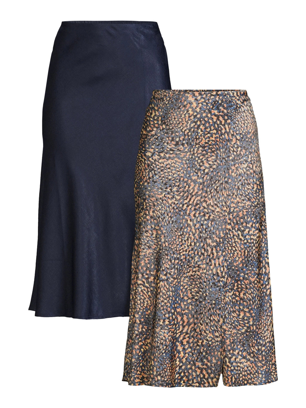 Women's Midi Slip Skirt 2-Pack A1585