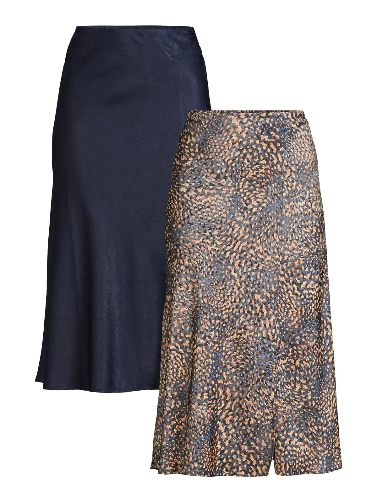 Women's Midi Slip Skirt 2-Pack A1585