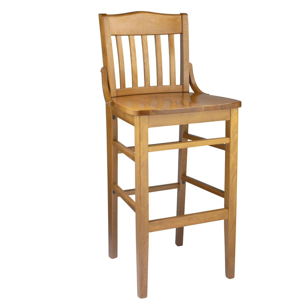 Black Wooden Bar Stool J66465