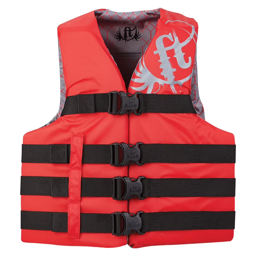 Red Nylon Water Sports Vest R333688