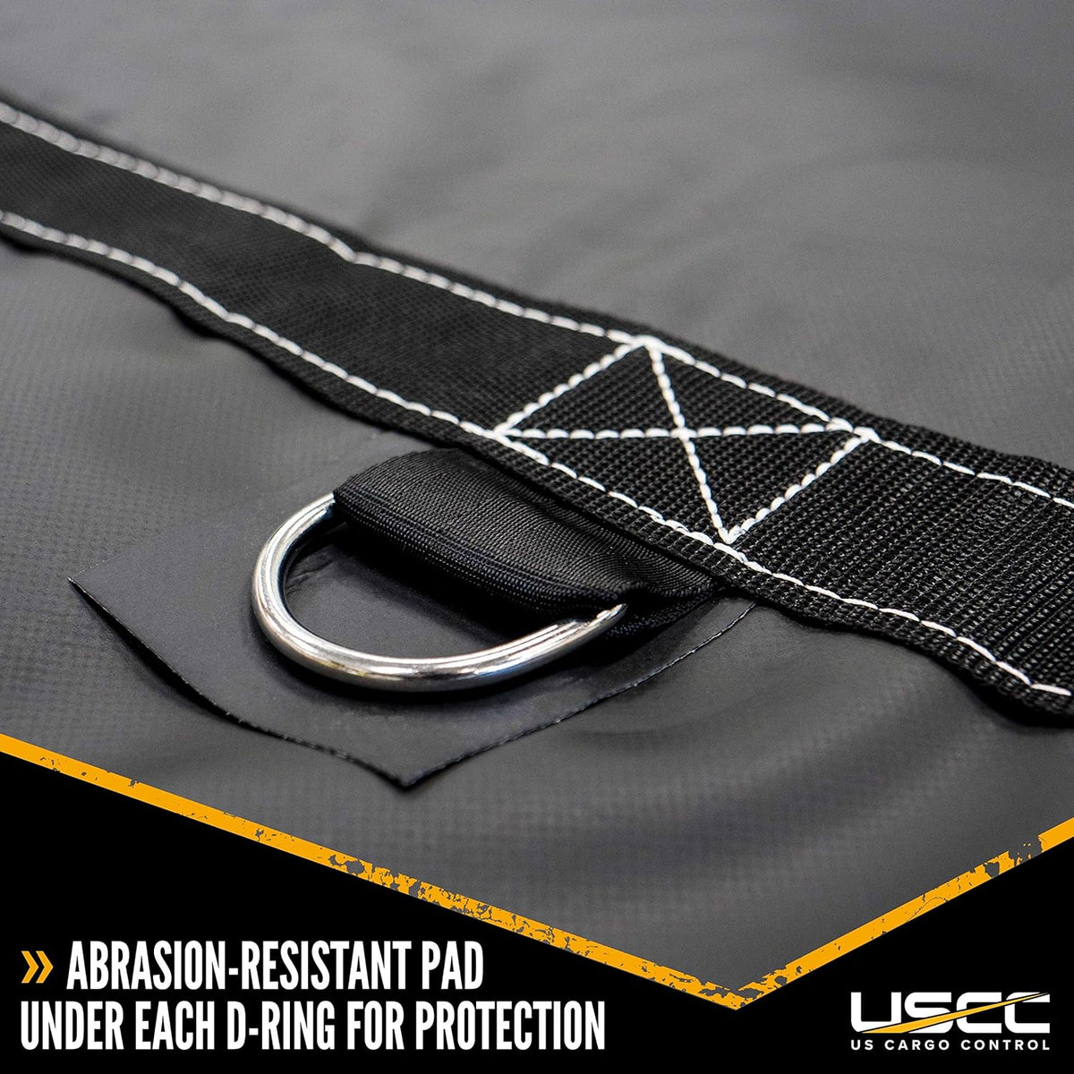 Lightweight Steel Tarp - 20 Foot x 16 Foot Flatbed Tarp - 14 Ounce PVC-Coated Polyester Waterproof Material K62404
