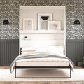White Full Size Wall Bed I1039