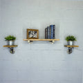 Set of 3 Farmhouse Industrial Wall Shelf U369