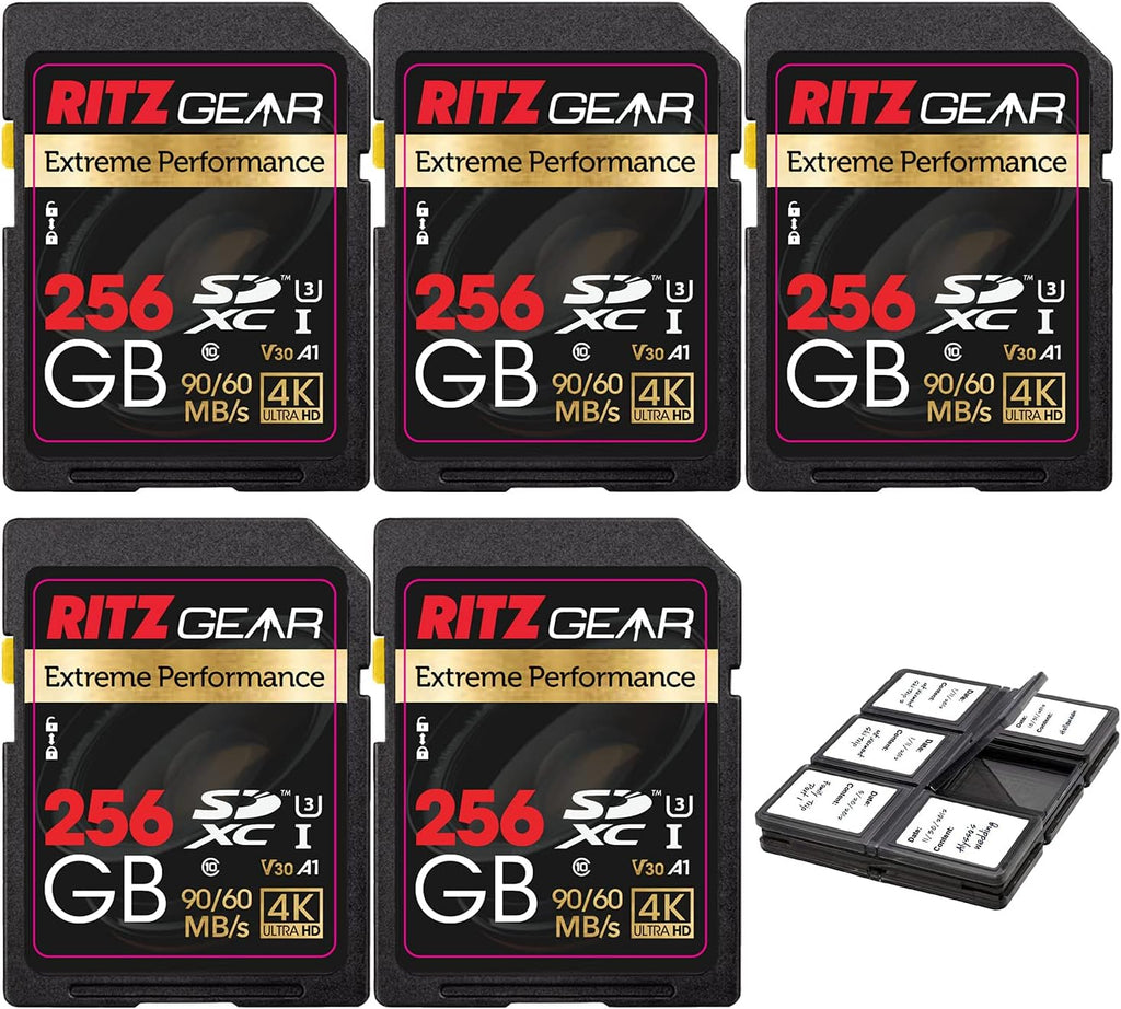 128 GB UHS-I SDXC Memory Card 2 Units with SD Case Y7405