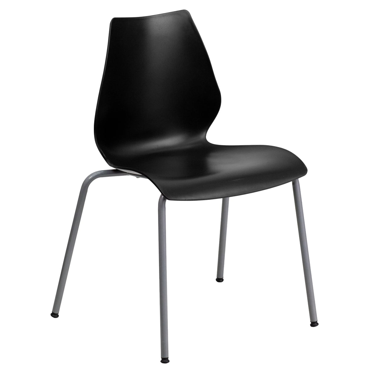 Black Stack Chair with Lumbar Support N493398