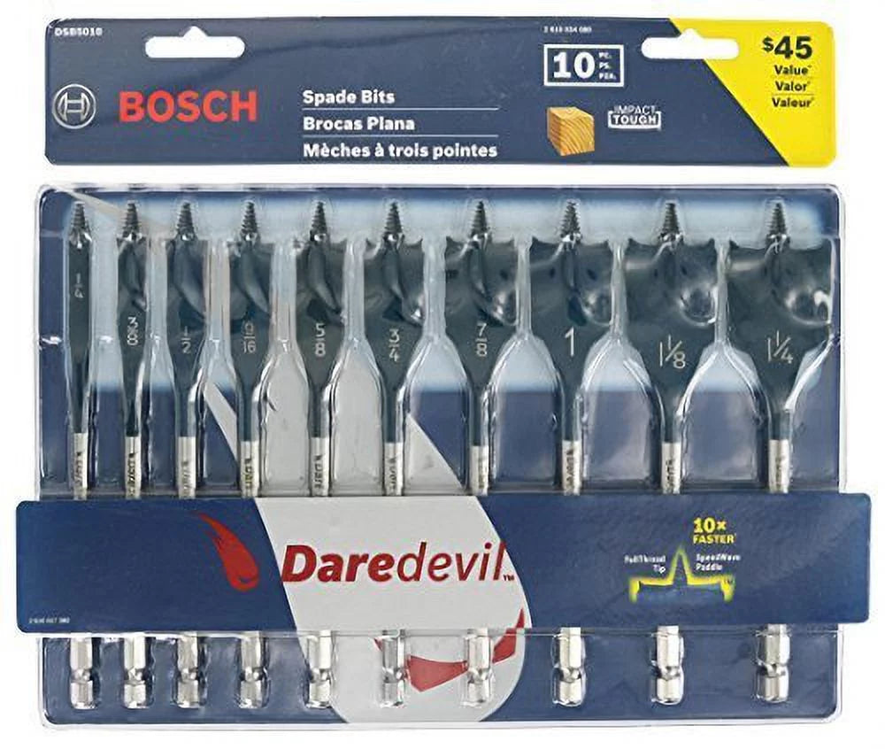 10-Piece Spade Bit Set T568