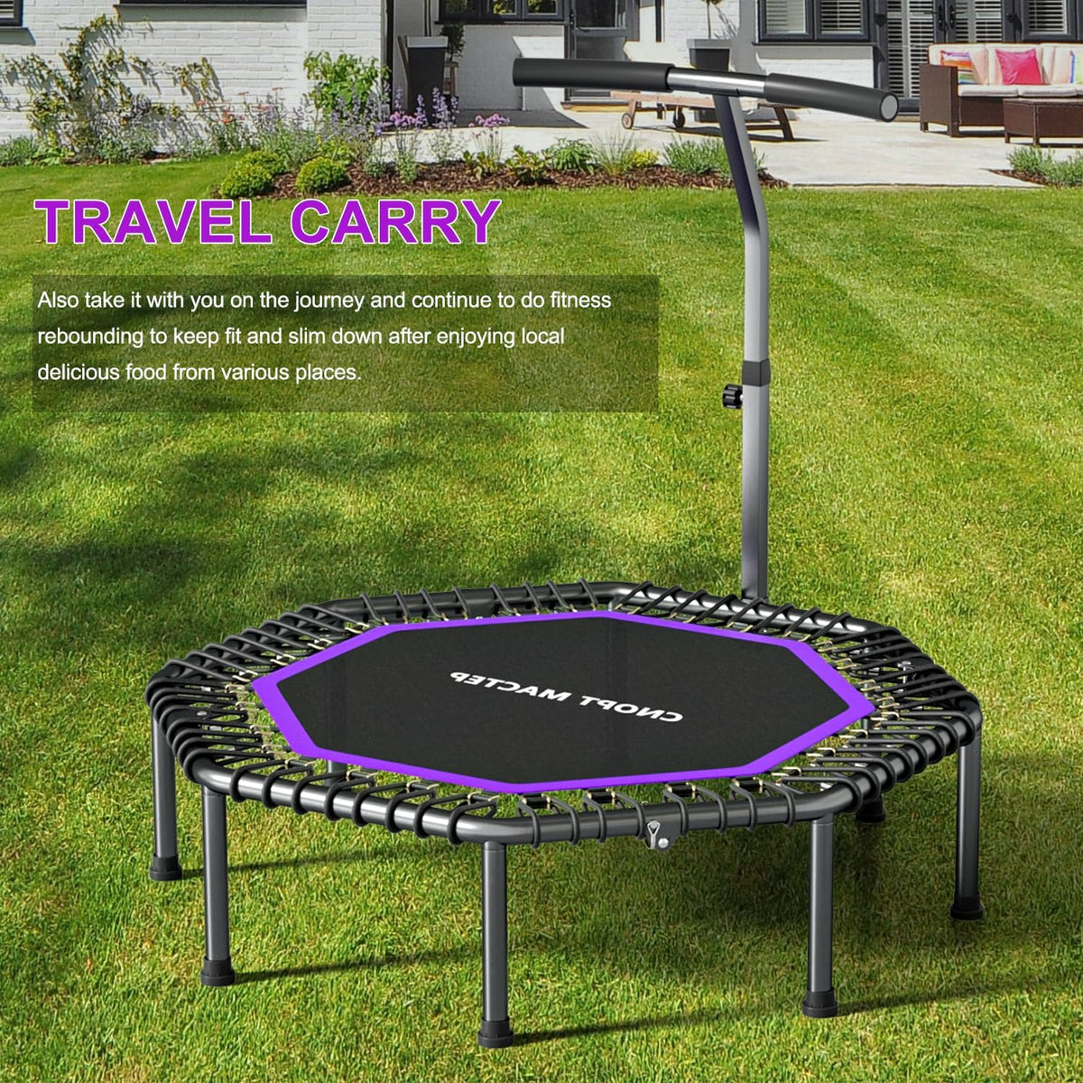 50'' Trampoline Rebounder Load 330lbs V836
