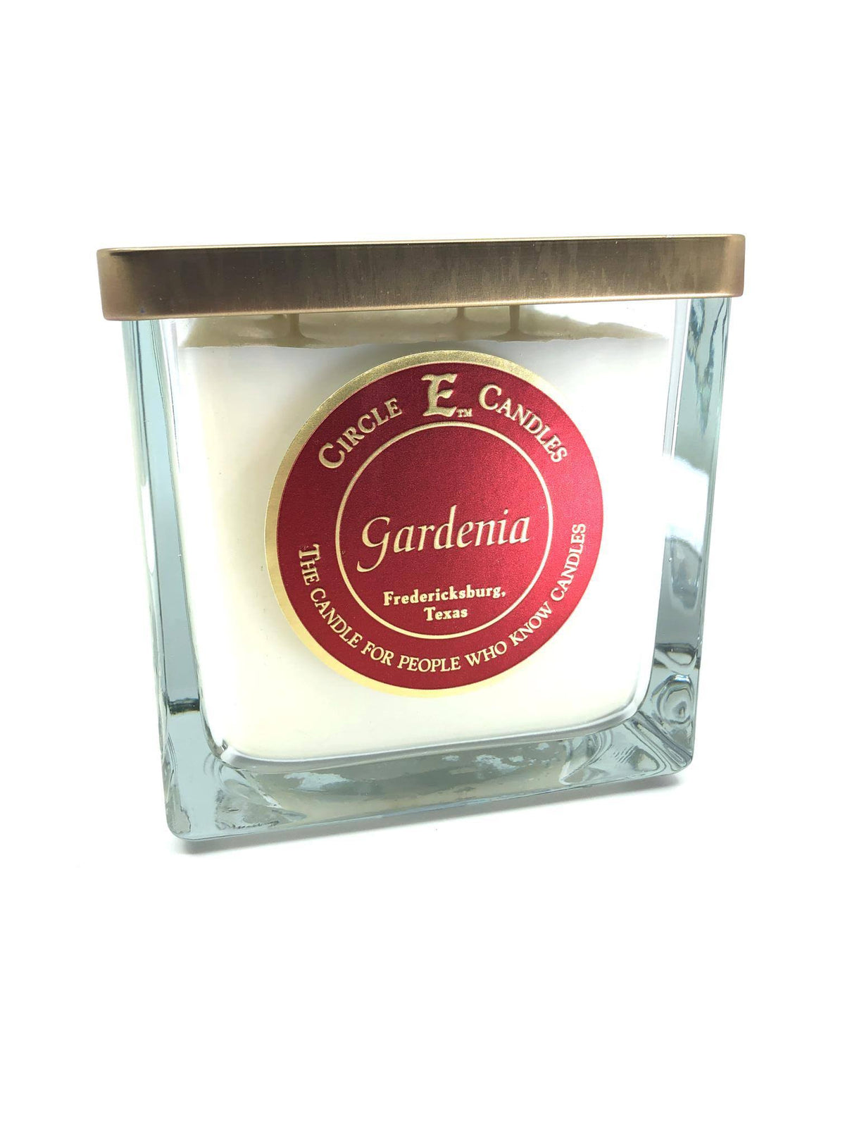 Gardenia Scented Jar Candle 43oz 4 Wicks Pearl White X138
