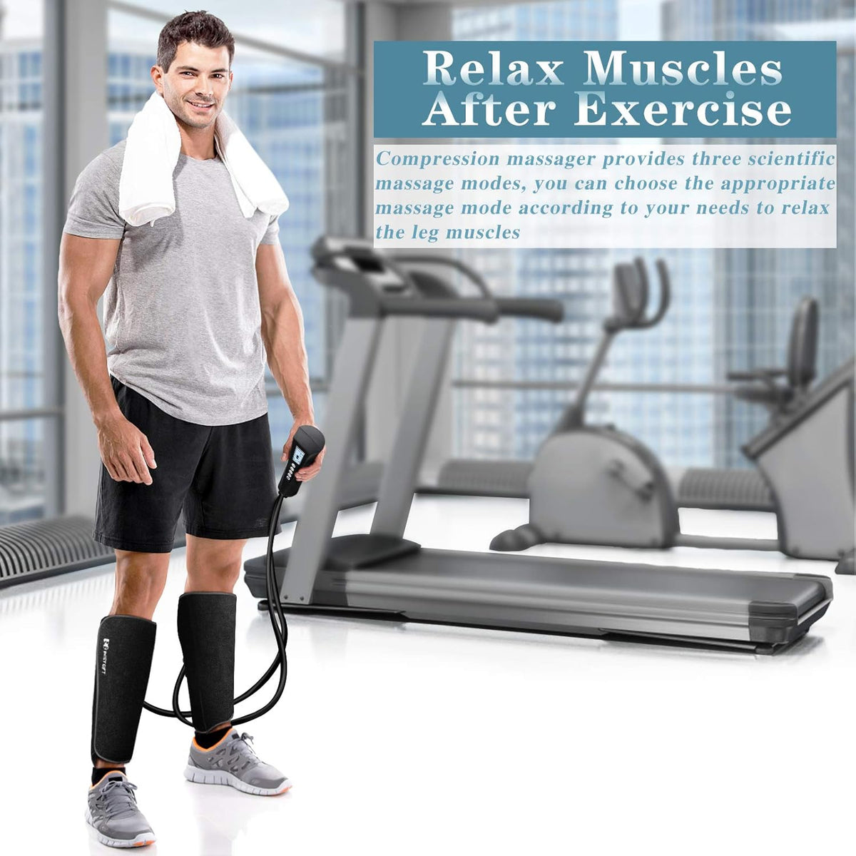 Compression Leg Massager with Heat J641