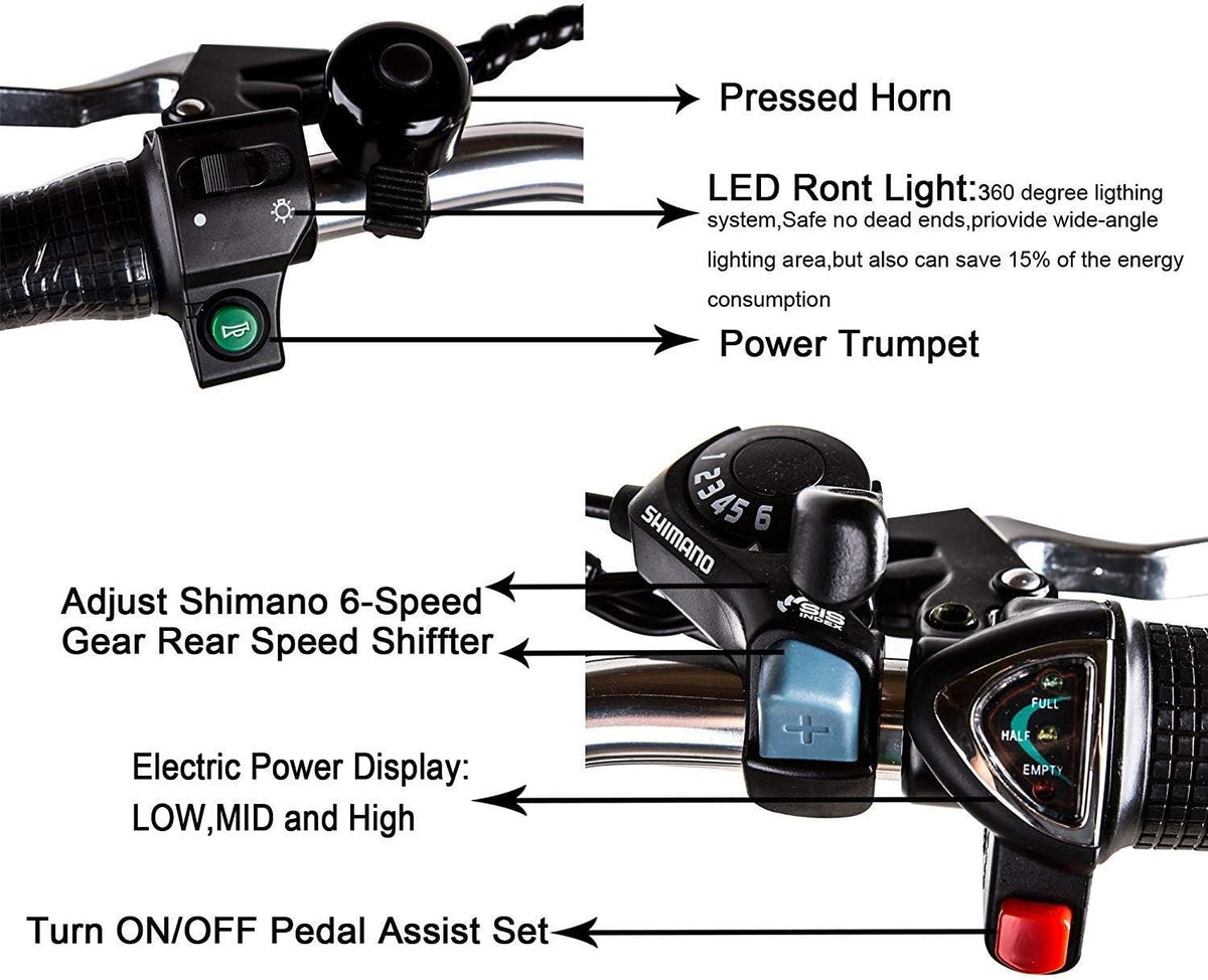 26 250W Cargo Electric Bicycle with Removable 36V10A Lithium Battery L229407