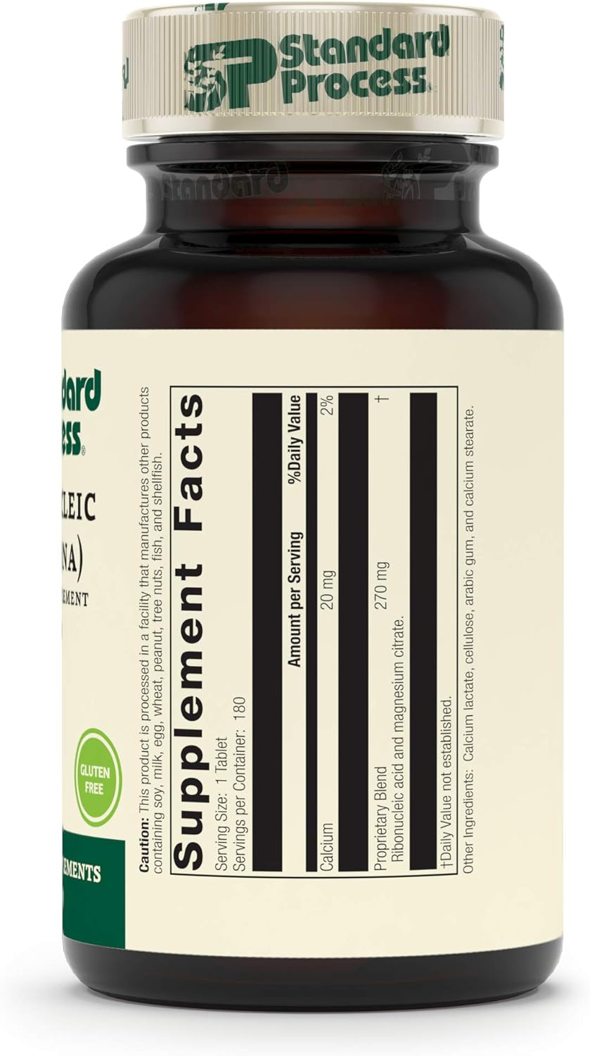 RNA Supplement with Calcium and Magnesium Citrate - 180 Tablets Pack of 2 X60163